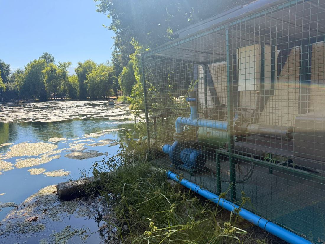 Estación de bombeo Kapicua en cuerpo de agua tratado